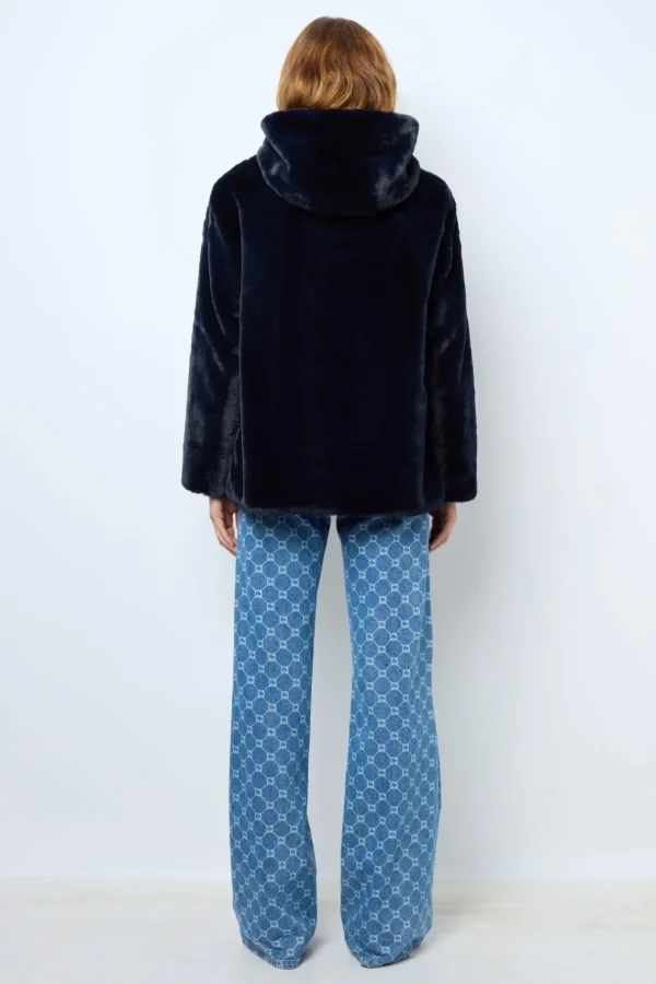 Fashion Short reversible parka in faux fur - LILYROSE Coats