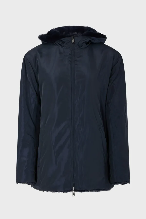 Fashion Short reversible parka in faux fur - LILYROSE Coats