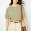 Fashion Short sleeves T-shirt with a logo - AZEMIA Tops & T-Shirts