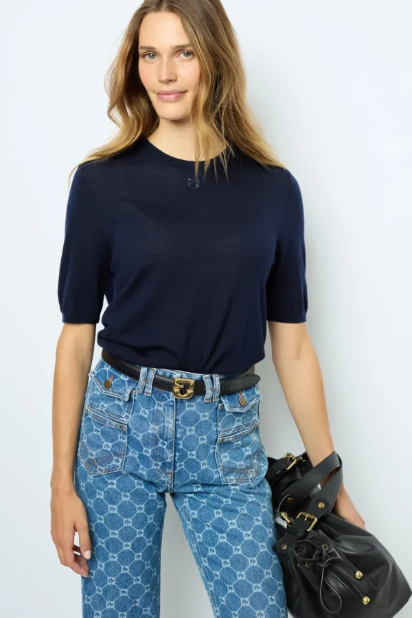 Cheap Short sleeves wool sweater - LYSEA Knitwear