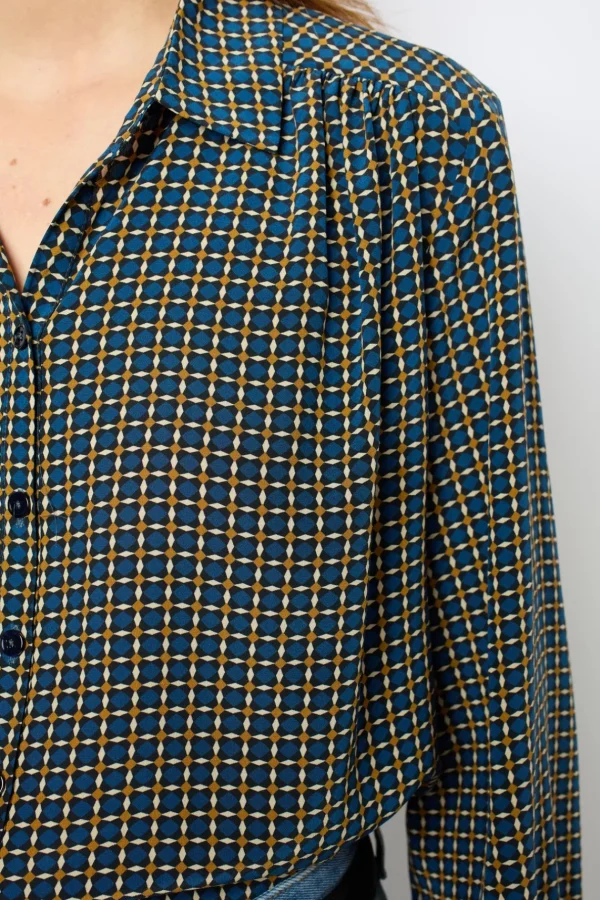 Flash Sale Silk printed shirt - BASTIA Shirts & Blouses