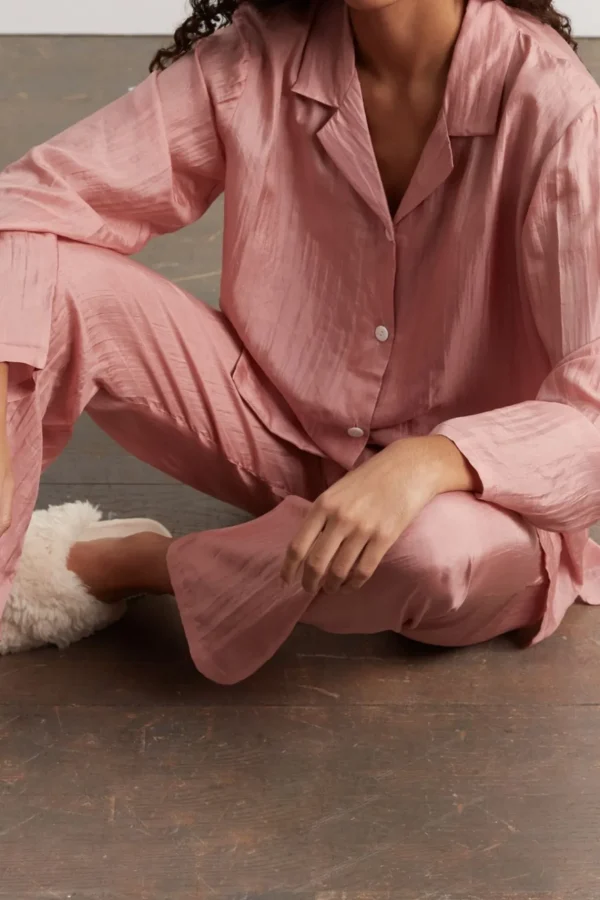 Store Silk pyjamas - antique pink Pyjamas & Kimonos