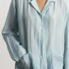 Outlet Silk pyjamas - sky blue Pyjamas & Kimonos