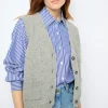 Outlet Sleeveless cardigan - JOSSELYN Knitwear