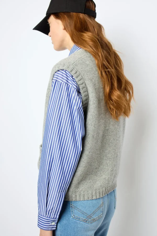 Outlet Sleeveless cardigan - JOSSELYN Knitwear