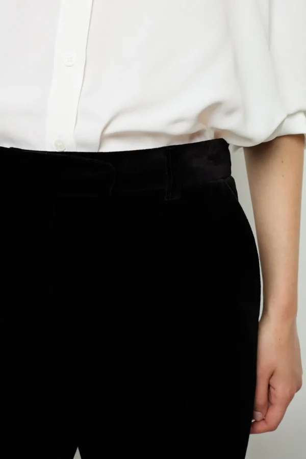 Outlet Smooth velvet pants - NORA Trousers | Suits & Outfits