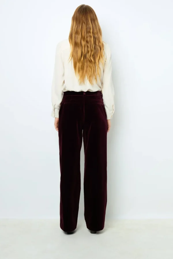 Cheap Smooth velvet pants - NORA Trousers | Suits & Outfits