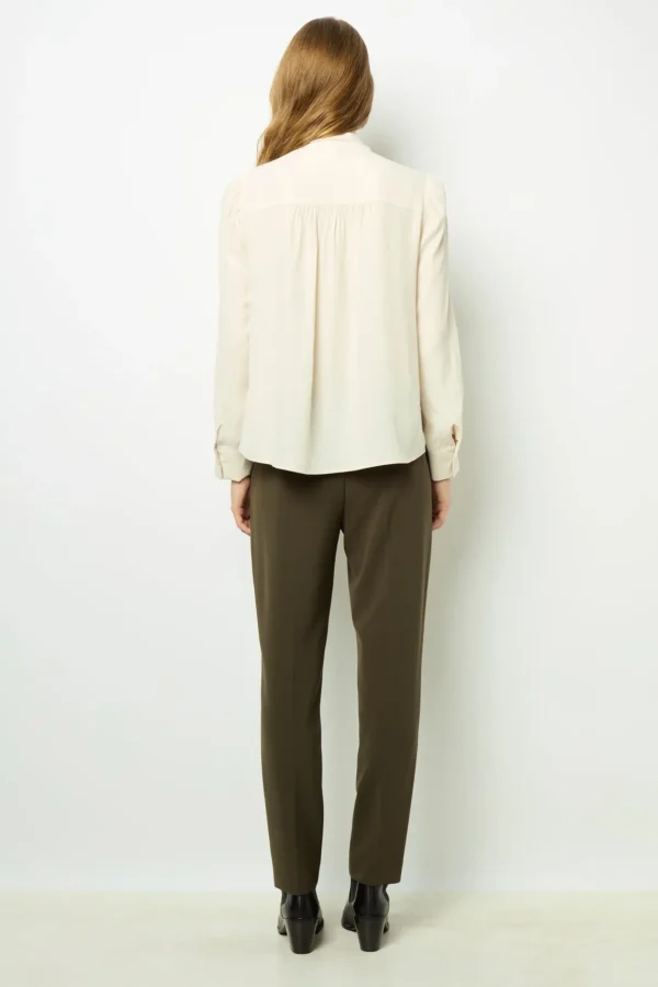 Flash Sale Soft shirt with lavaliere collar - BELPHINE Shirts & Blouses | Suits & Outfits