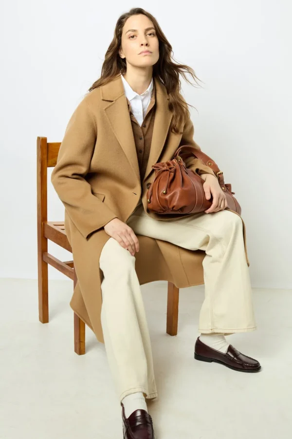 Best Sale Straight cut double-face wool coat - LANAIA Coats
