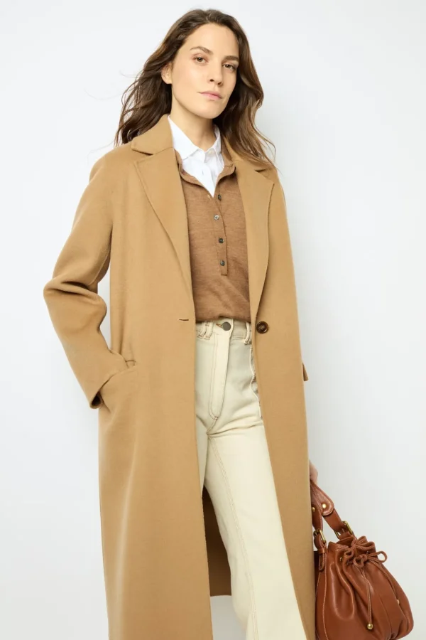 Best Sale Straight cut double-face wool coat - LANAIA Coats