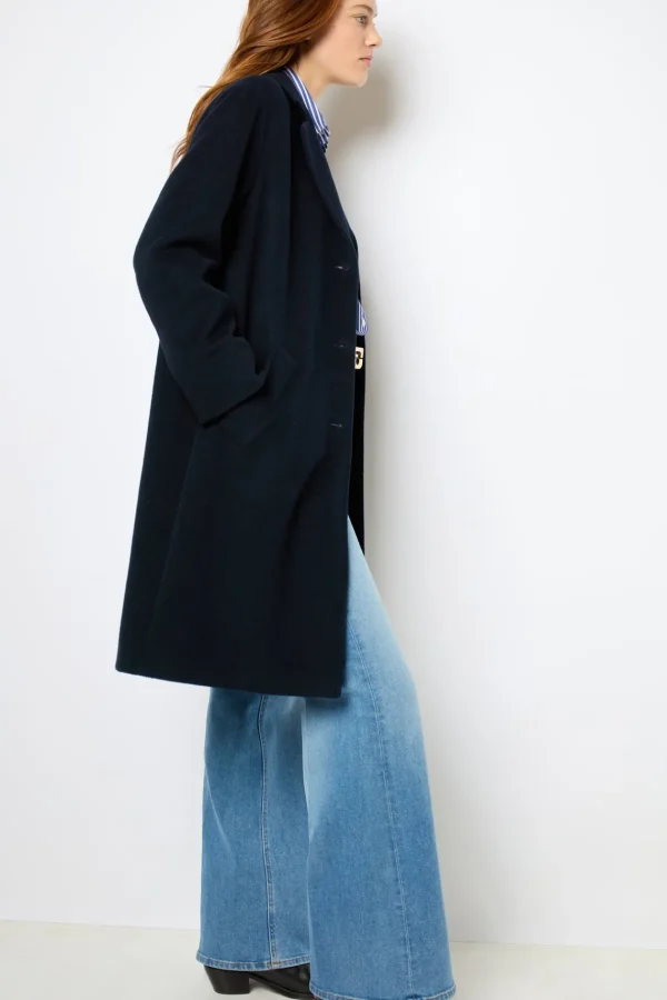 Discount Straight cut wool coat - LATHICIA Coats