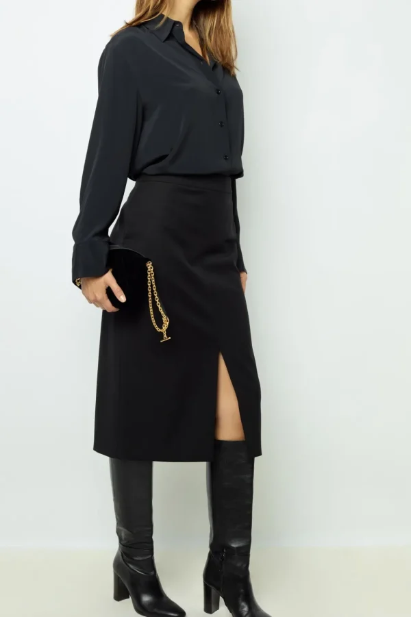 New Straight mid-length skirt - CLEA Skirts