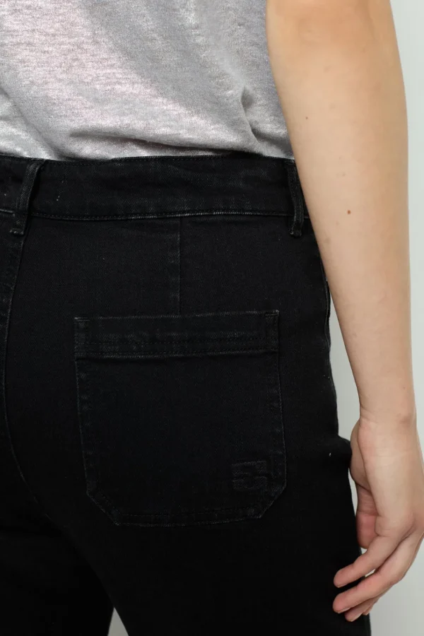 Online Straight-leg, wide black jeans - NEVAE Trousers