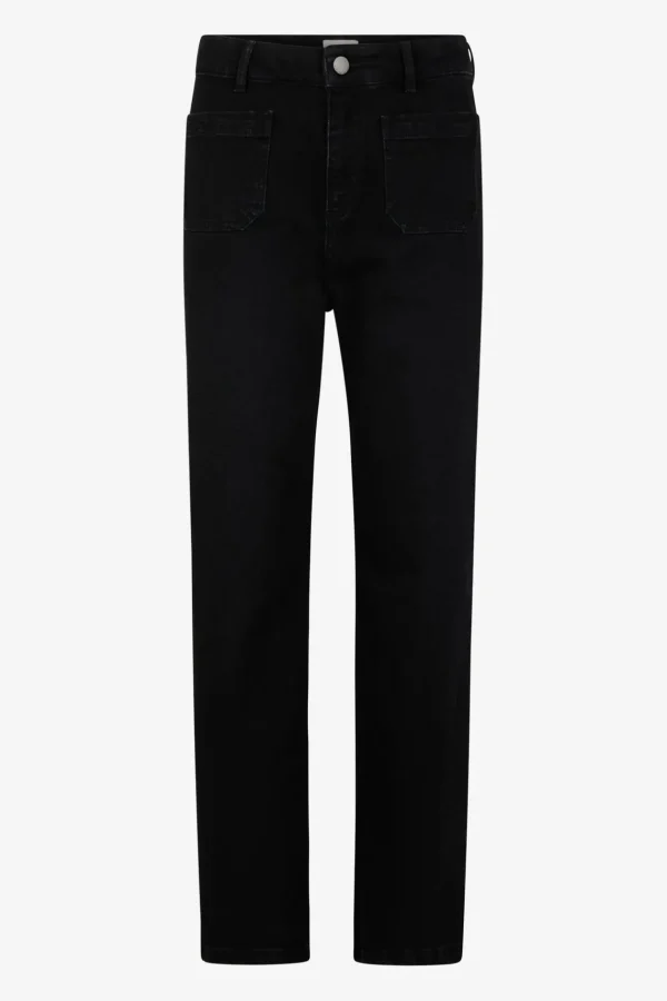 Online Straight-leg, wide black jeans - NEVAE Trousers