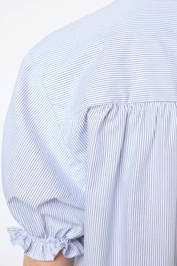 Best Striped popelin blouse - BAO Shirts & Blouses