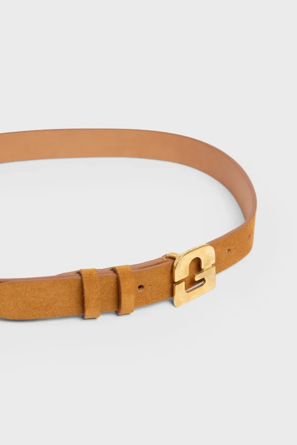 Hot Suede leather signature belt - LE LAUREN Belts