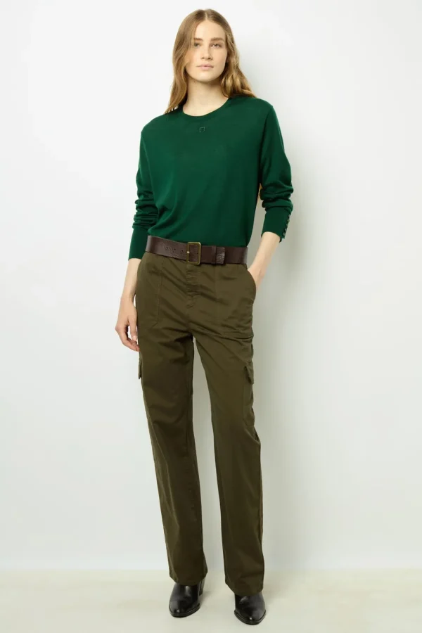 Best Sweater in fine wool with round neck - JADE Knitwear