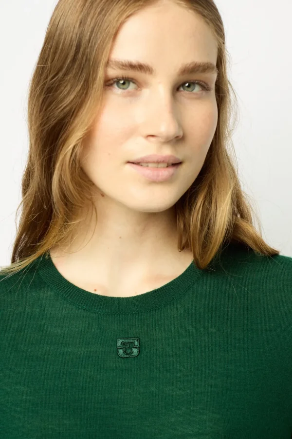 Best Sweater in fine wool with round neck - JADE Knitwear