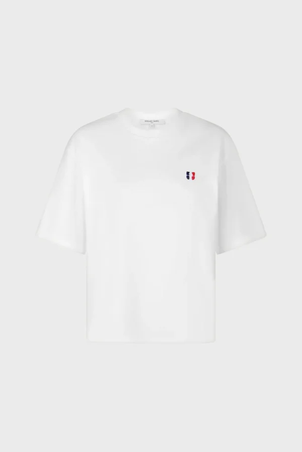 Best Tricolor monogrammed t-shirt - ALEXANDRINE Tops & T-Shirts