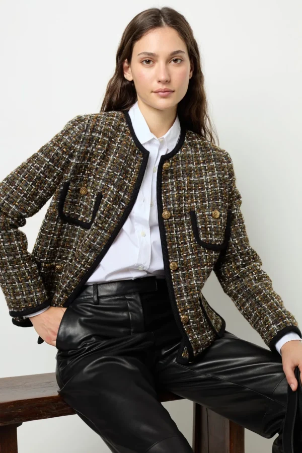 Best Sale Tweed jacket with braid - MARGAUX Jackets