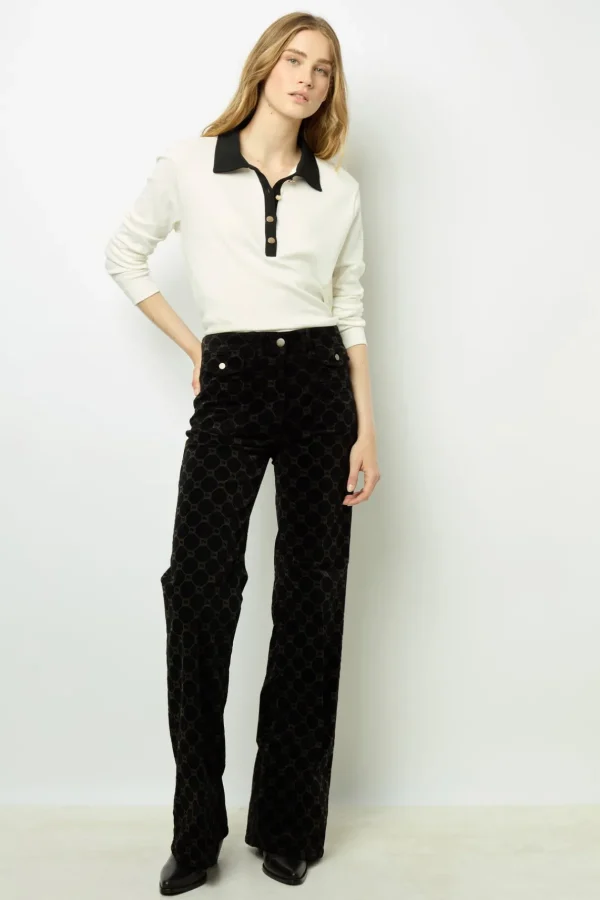 Store Two-tone cotton polo shirt - ALFREDINE Tops & T-Shirts
