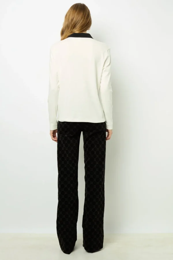 Store Two-tone cotton polo shirt - ALFREDINE Tops & T-Shirts