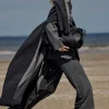 Flash Sale Two-tone poncho - DAMIANE Scarves