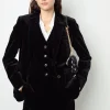 Fashion Velvet straight blazer - MAEVA Jackets | Suits & Outfits