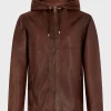 Best Sale Veste en cuir à capuche - BAYLIE Leather & Pelts