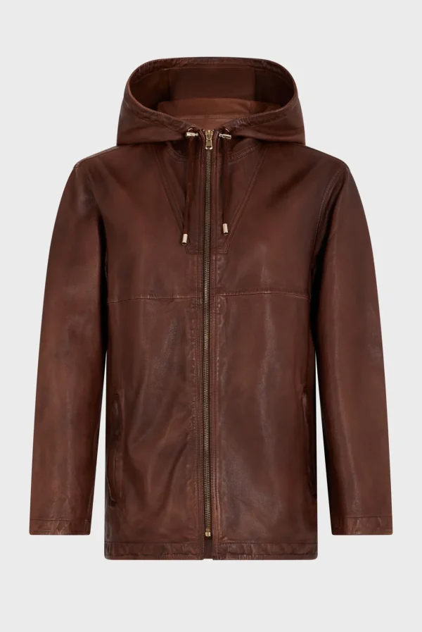 Best Sale Veste en cuir à capuche - BAYLIE Leather & Pelts