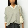 Shop V-neck cashmere sweater - JANETTE Knitwear