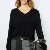 Cheap V-neck cashmere sweater - LILIROSE Knitwear
