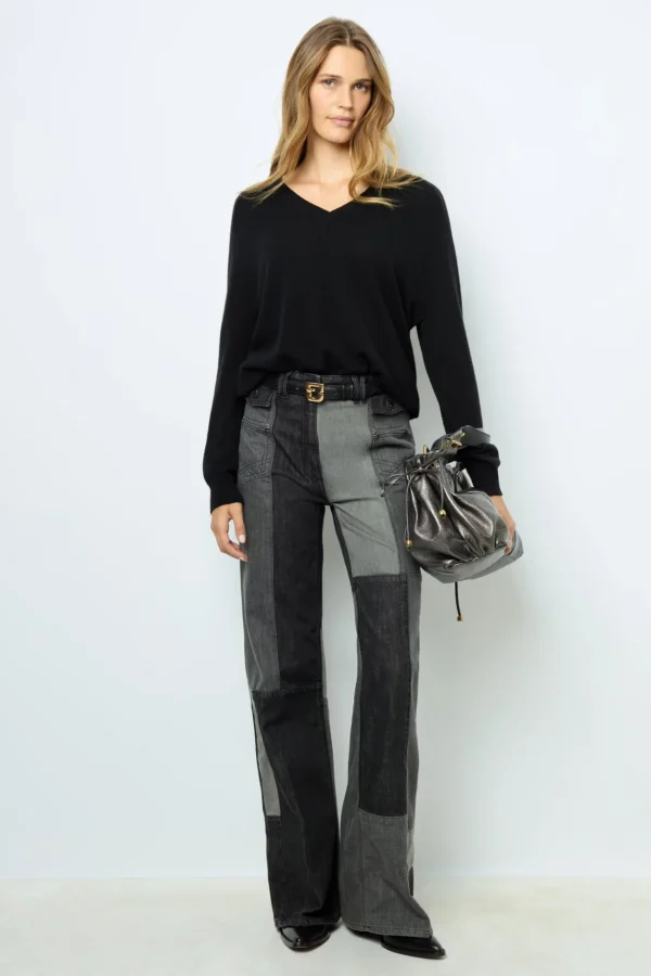 Cheap V-neck cashmere sweater - LILIROSE Knitwear