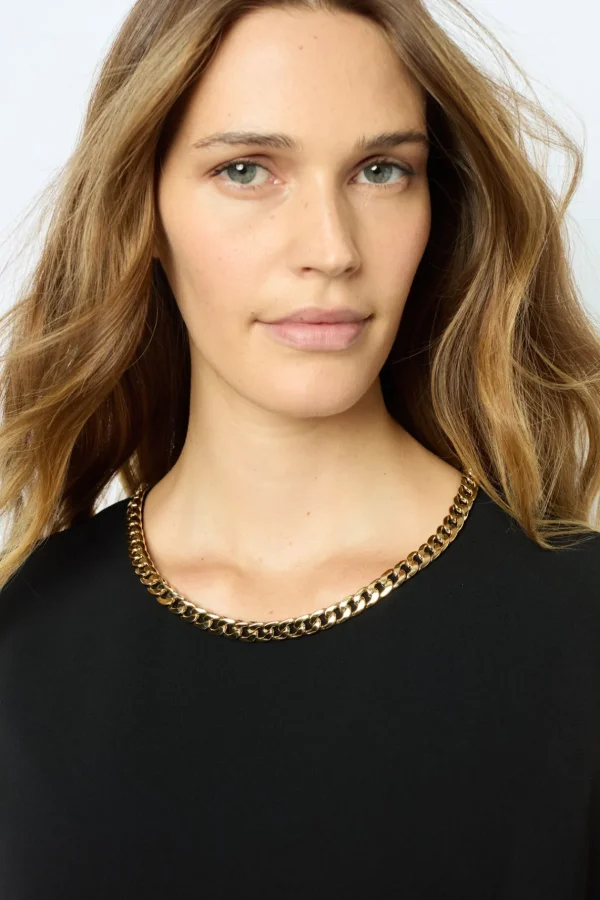 Sale Waisted dress with gold chain - SAYANNA Dresses