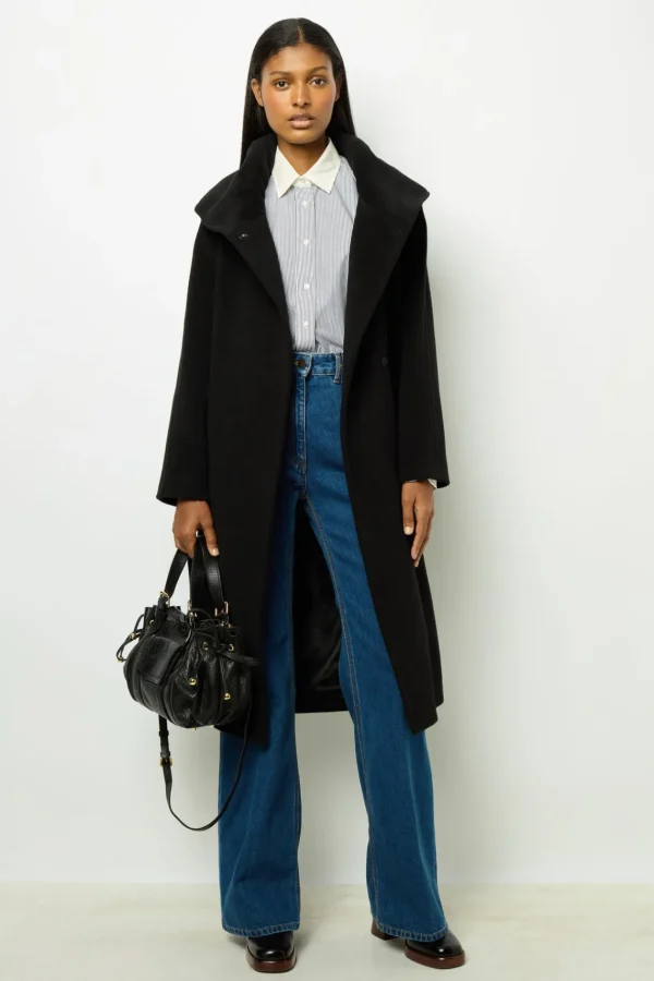 Clearance Waisted full-length coat - LANIE Coats