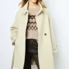 Best Sale Waisted mid-length coat - LOUISE Coats