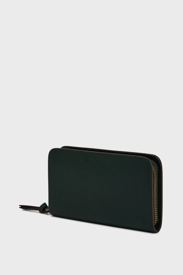 Flash Sale Wallet in leather metallic inside - WALLET Leather Goods