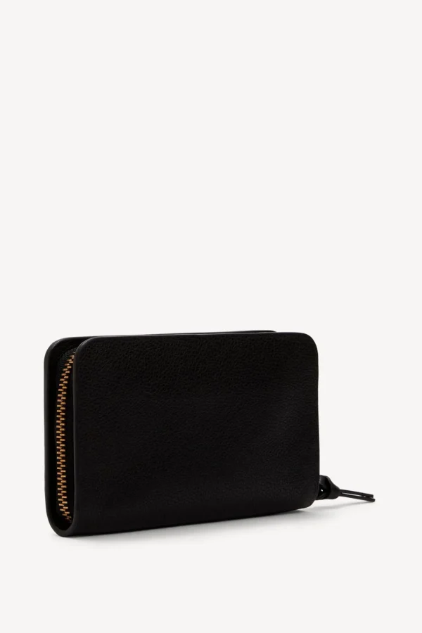 Best Walletin grainy leather metallic inside- WALLET Leather Goods