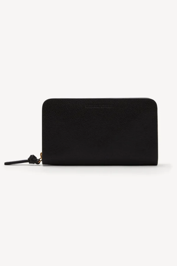 Best Walletin grainy leather metallic inside- WALLET Leather Goods
