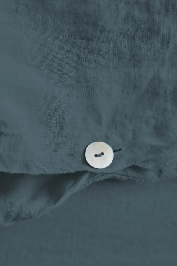 Discount Washed linen duvet cover - midnight blue Duvet Covers