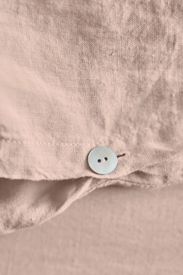 Discount Washed linen duvet cover - antique rose Duvet Covers