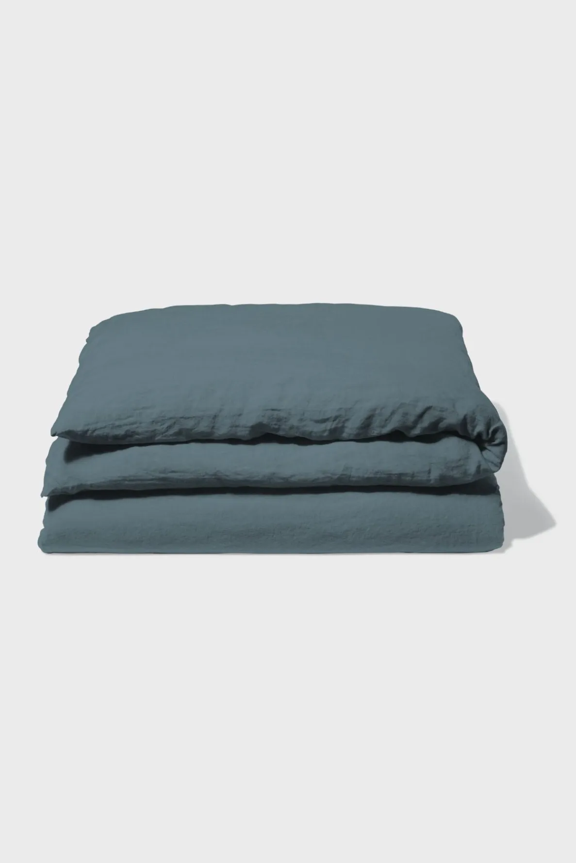 washed_linen_duvet_cover__3-1.webp Discount Washed linen duvet cover - midnight blue Duvet Covers