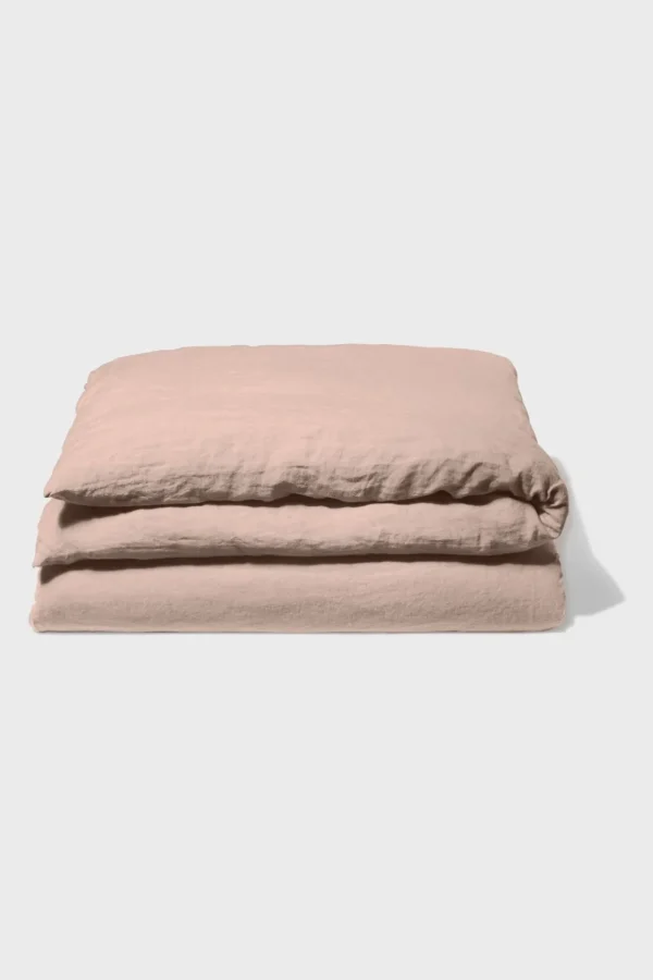 Discount Washed linen duvet cover - antique rose Duvet Covers