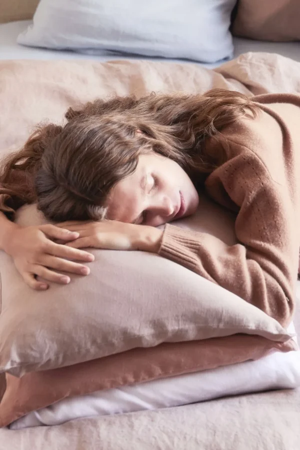 Fashion Washed linen pillowcase - light brown Pillow Cases