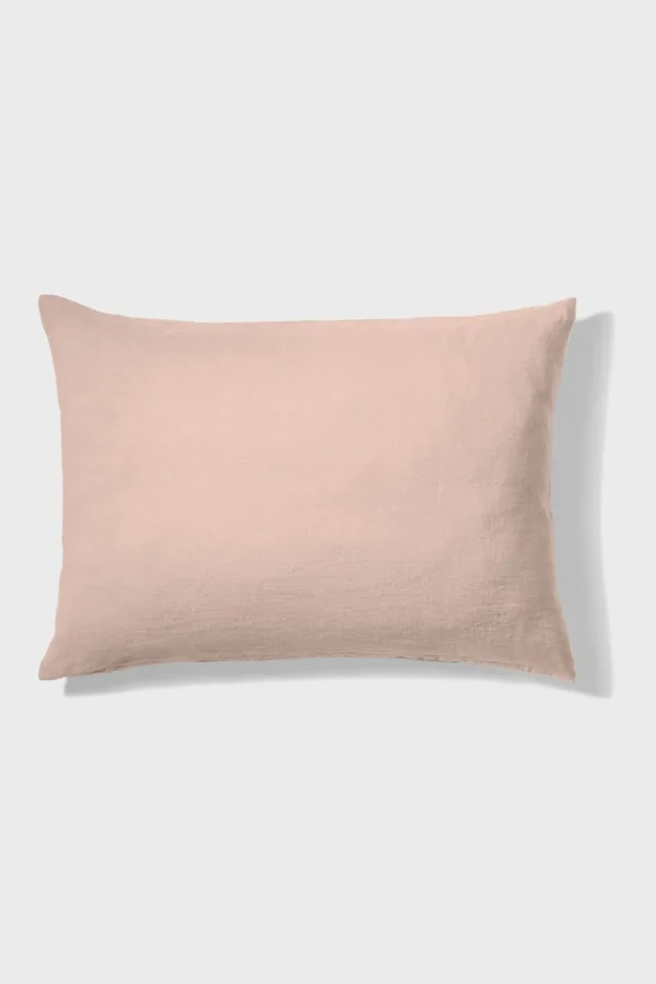 Shop Washed linen pillowcase - antique rose Pillow Cases