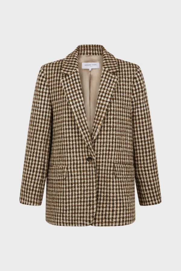 New Wide check jacket - MANUELLE Jackets