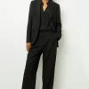 New Wide-leg pants with fine stripes - NIEVES Trousers | Suits & Outfits