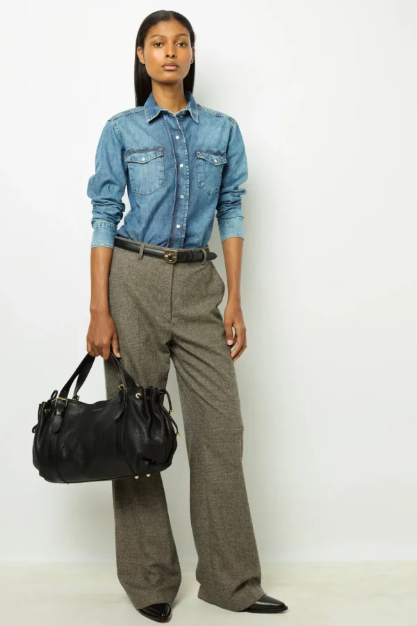 Online Wide-leg print pants - DALI Trousers | Suits & Outfits