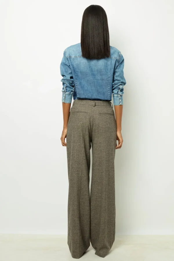 Online Wide-leg print pants - DALI Trousers | Suits & Outfits