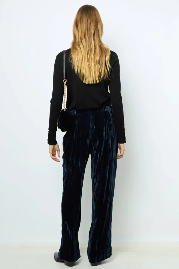 Discount Wide-leg velvet pants - NORIA Trousers | Suits & Outfits
